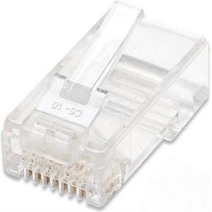 INT Modular Plug, Cat6, RJ45, Unshielded, 100 pcs., Jar