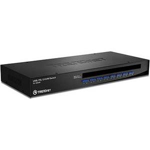 Trendnet 16-Port USB PS 2 Rack Mount KVM Switch