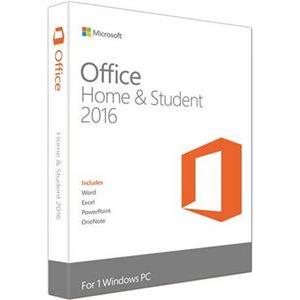 Software Microsoft Office RETAIL Home and Student 2016 English, 79G-04597