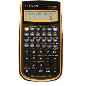 Kalkulator tehnički 10+2mjesta 236 funkcija Citizen SR-270NOR crni/narančasti blister