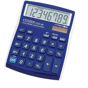 Kalkulator komercijalni 8mjesta Citizen CDC-80 plavi blister