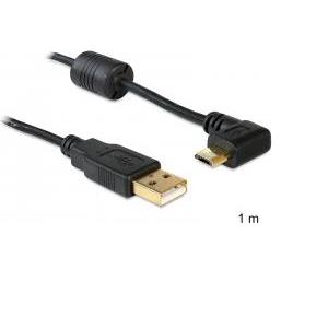 Kabel DELOCK, USB 2.0 (M) na micro USB (M) pod kutem 90°, 1m