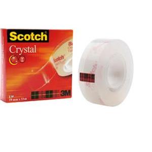 Traka ljepljiva nevidljiva 19mm/33m Scotch Crystal-600 3M.