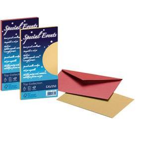 Kuverte Special Events 11x22cm 120g pk10 Favini crvene