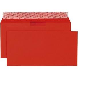Kuverte u boji 11x23cm strip pk25 Elco crvene