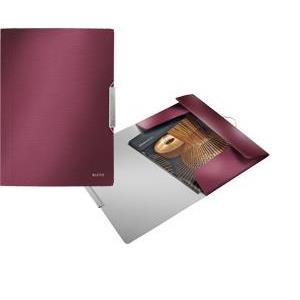 Fascikl klapa s gumicom pp A4 Style Leitz 39770028 bordo