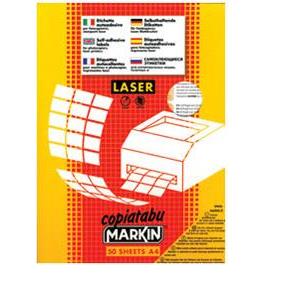 Etikete LK 210x297mm polyester pk50L Markin 220LTMC503 prozirno bijele