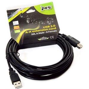 USB 2.0 A-A produžni kabel, 5M, AM - AF RETAIL