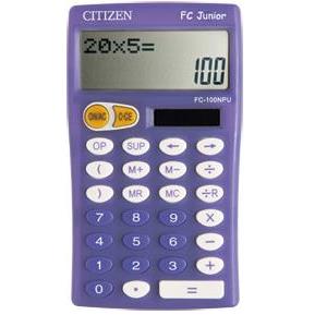 Kalkulator tehnički dječji 10mjesta Citizen FC-100NPU ljubičasti blister