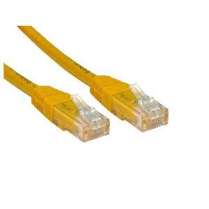 Kabel mrežni UTP, Cat. 5e, 3m, CCA, 26AWG, Savitljivi, Žuti