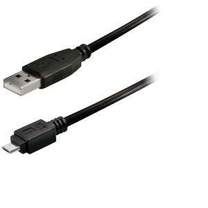 Transmedia USB typeA plug-Micro USB typeB 0,6m