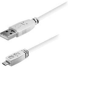 NaviaTec USB 2.0 A to USB micro B 1,8m White