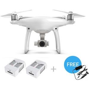 Drone DJI Phantom 4, 4K UHD kamera, 3D gimbal, upravljanje daljinskim upravljačem + 2x dodatna baterija i auto punjač