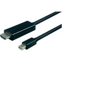 Roline VALUE mini DisplayPort kabel, mini DP M na UHDTV M, 1.0m, 11.99.5795