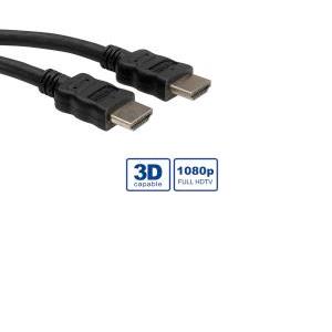 Roline HDMI kabel sa mrežom, HDMI M - HDMI M, 15m, 11.04.5548