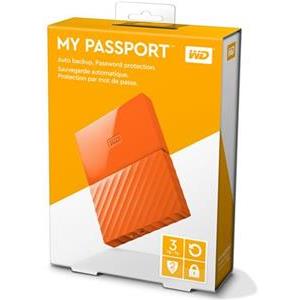HDD eksterni Western Digital My Passport Orange 3TB, WDBYFT0030BOR