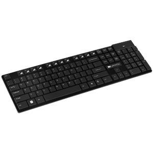 Tipkovnica Canyon CNS-HKBW2-AD bežična 2.4GHZ wireless keyboard, 105 keys, slim design, chocolate key caps, AD layout (Black)