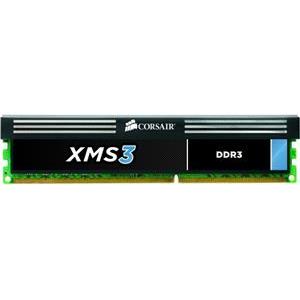 Memorija Corsair 4 GB (1X4GB) DDR3 1600MHz, Unbuffered, 9-9-9-24, XMS3, CMX4GX3M1A1600C9