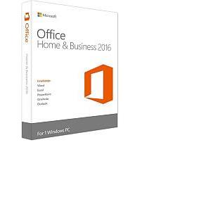 Software Microsoft Office RETAIL Home and Business 2016 English Medialess, T5D-02374/T5D-02826