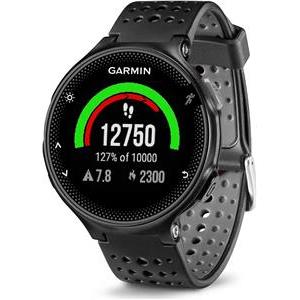 Sportski sat GARMIN Forerunner 235, GPS, za trčanje, ugrađen senzor otkucaja srca, crno-sivi