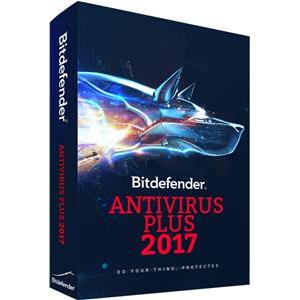 Antivirus BITDEFENDER Plus 2017, godišnja pretplata za jednog korisnika, retail 