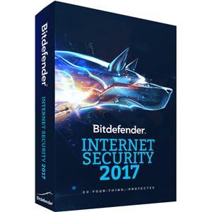 Antivirus BITDEFENDER Internet Security 2017, godišnja pretplata za jednog korisnika, retail 