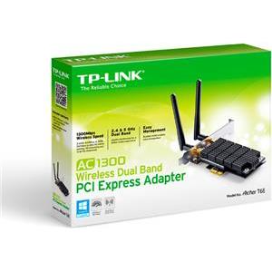 TP-Link Archer T6E, AC1300, WLAN Dual Band Wireless PCIe