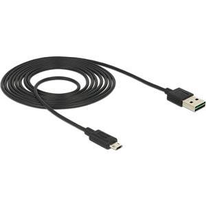 Kabel DELOCK, USB-A (M) na USB Micro-B (M), 2.0m