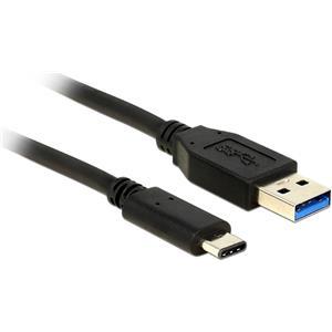 Kabel DELOCK, USB 3.1-A gen2 (M) na USB 3.1-C gen2 (M), SuperSpeed, 0.50 m