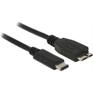 Kabel DELOCK, USB 3.1-C gen2 (M) na mUSB 3.1-B gen2(M), SuperSpeed, 0.50 m