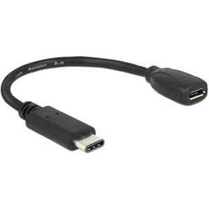 Adapter DELOCK, USB 2.0-C (M) na USB 2.0-B (Ž), 0.15 m