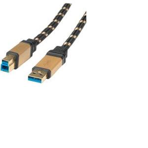 Roline GOLD USB3.0 kabel TIP A/B M/M, 3.0m