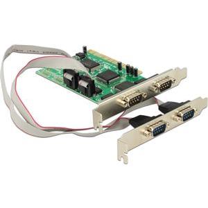 Kontroler PCI, DELOCK, 4x serijski port (RS-232 DB9)