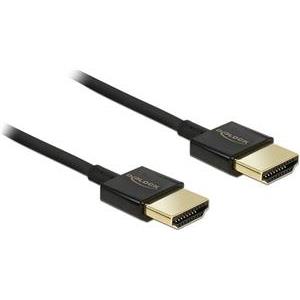 Kabel DELOCK Premium, HDMI-A (M) na HDMI-A (M), 3D, 4K, High Speed, 2m