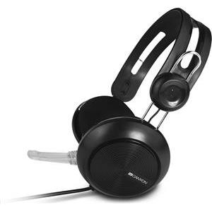 Slušalice Canyon CNE-CHSU1B simple USB headset, inline remote, black