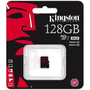Memorijska kartica Kingston 128GB microSDXC UHS-I speed class 3 Single Pack w/o Adapter, SDCA3/128GBSP