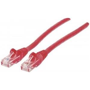 Kabel mrežni prespojni Intellinet Cat6 UTP PVC 5.0m, crveni