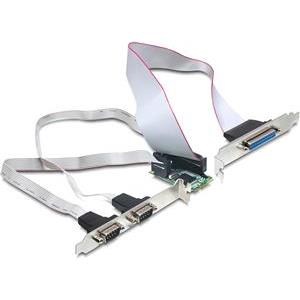 Adapter DELOCK, MiniPCIe I/O PCIe full size 2 x Serial RS-232 + 1 x Parallel