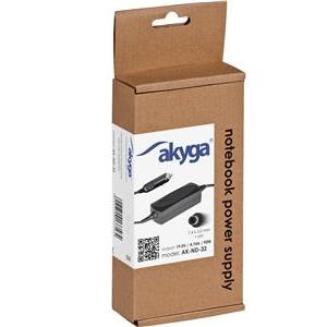 Car notebook power supply Akyga Dedicated AK-ND-32 19V/4.74A 90W 7.4x5.0 mm+ pin HP