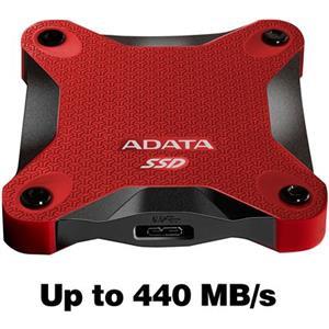 SSD Externi disk ADATA 512GB Red, ASD600
