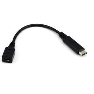 NaviaTec USB type C to USB 2.0 micro B female jack 0,5m cable USB-339