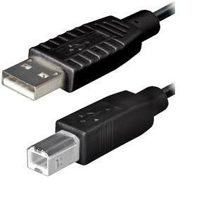 Transmedia USB 2.0 AB, Black, 1,8m C142-1,2HSL
