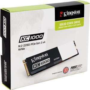 SSD Kingston KC1000 480 GB, PCIe NVMe, M.2 80mm, SKC1000/480G