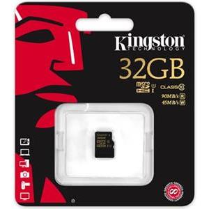 Memorijska kartica Kingston 32GB microSDHC Class 10 UHS-I 45R Flash Card Single Pack w/o Adapter