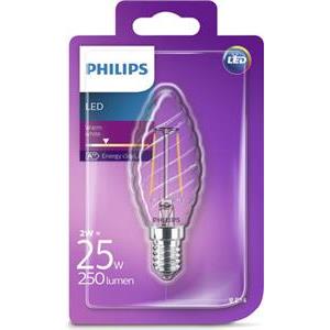 Philips LED žarulja, E14, ST35, topla, 2W, prozir