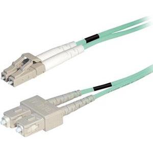 Transmedia Fibre optic MM OM4 Duplex Patch cable LC-SC 1m