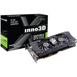 Grafička kartica Inno3D GeForce GTX 1080 Twin X2 GDDR5X 8GB/256bit, 1607MHz/10000MHz, PCI-E 3.0 x16, HDMI, DVI-D, 3xDP, HerculeZ 2X Cooler (Double Slot), Retail