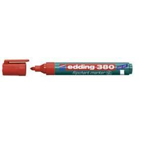 Marker Flipchart 1,5-3mm Edding 380 crveni