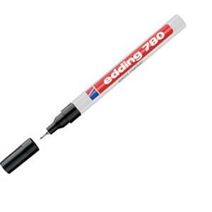 Marker permanentni lakirajući 0,8mm Edding 780 crni