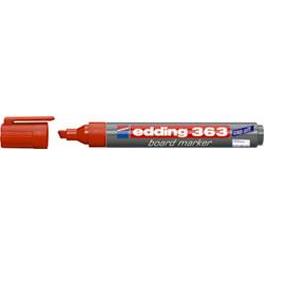 Marker za bijelu ploču 1-5mm Edding 363 crveni